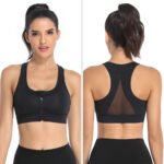 Front Zip Sports Bra for Women | Gym & Workout Support Bra - Image 4