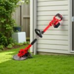 20V Cordless Electric Grass Trimmer String Trimmer 230mm Steel Alloy Blades 8800rpm Cutting Tool Garden Lawn OEM Anti-vibration