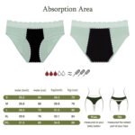 Friendly Reusable Absorbent Bamboo Elastic Culotte Period Panties - Image 2