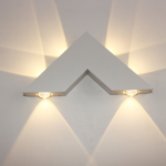 6W V Shape IP65 Waterproof Aluminum Wall Lamp for Living Room Bedroom Indoor Outdoor & Garden Decorative LED Wall Light - Image 4