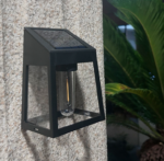 Solar Outdoor Wall Lamp Human Body Induction Three Mode Tungsten Wall Lamp Garden Villa Courtyard Night Light Rain Proof - Image 3