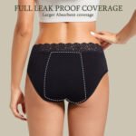 Friendly Reusable Absorbent Bamboo Elastic Culotte Period Panties - Image 7