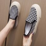 New Design Ladies Shoes Fashion Sneakers Walking Style Casual Shoes for Women Slip-on New Styles Ladies Breathable Canvas Shoes - Image 2