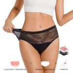 For Private Label Women's 4-Layer Leakproof Low-Rise Eco-Friendly Anti-Bacterial Culotte Menstrual Underwear for Panties - Image 7