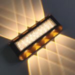 LED Aluminum 12W Wall Lamp up Down Lights for Bedside Corridor Living Room IP65 Waterproof Outdoor Wall Light - Image 3