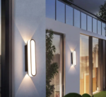 New Style 7W LED Wall Lamp Outdoor Waterproof IP65 Aluminum Bread Shape Long Up/Down Lights for Bathroom Restaurant Hotel Use