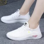 Casual Shoes Fly-woven Breathable Ladies slip on Casual Shoes Shock Absorbing Women Sport Running Sneaker Shoes - Image 4