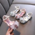 Girl Princess Shoes Dance Performance Shoes Soft Soled Comfortable and Lightweight Simple and Wear-resistant Children's Shoes