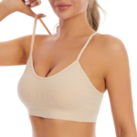 Quick Dry Sports Bra for Women | Comfortable Yoga & Gym Wear  OR - Image 3