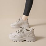 Fashion Sneakers Shoes Woman Summer Leopard Printing Sneakers Mesh Breathable Thick Bottom Flats Shoes for Women - Image 7