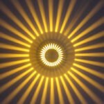 Wall Mounted 3W Sunflower Indoor Led Wall Light for Bedroom Hotel Living Room Decorative Indoor Wall Light