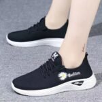 Casual Shoes Fly-woven Breathable Ladies slip on Casual Shoes Shock Absorbing Women Sport Running Sneaker Shoes - Image 3