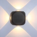 Modern 4W LED Wall Light Waterproof Exterior Building Gate Balcony Garden Yard Lamp Warm White IP65 for Street Use - Image 5