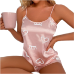 Satin Sleepwear Set for Women | V-Neck Nightwear & Loungewear - Image 5