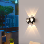 Modern Exterior Wall Lamp Outdoor Wall Mounted up and Down Wall Light - Image 3