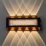 LED Aluminum 12W Wall Lamp up Down Lights for Bedside Corridor Living Room IP65 Waterproof Outdoor Wall Light