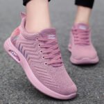 New Fashion Women's Mesh Shoes Ladies Sports Shoes Trendy Air Cushion Ladies Casual Shoe