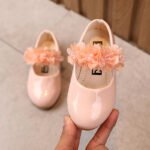 Girls' Princess Leather Shoes Water Diamond Lace Baby Shoes Bright Skin Performance Small and Medium Children's Single Shoes - Image 7