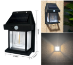 Solar Outdoor Wall Lamp Human Body Induction Three Mode Tungsten Wall Lamp Garden Villa Courtyard Night Light Rain Proof - Image 6