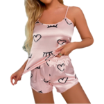 Satin Sleepwear Set for Women | V-Neck Nightwear & Loungewear - Image 4