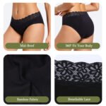 Friendly Reusable Absorbent Bamboo Elastic Culotte Period Panties - Image 6