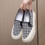 New Design Ladies Shoes Fashion Sneakers Walking Style Casual Shoes for Women Slip-on New Styles Ladies Breathable Canvas Shoes - Image 4