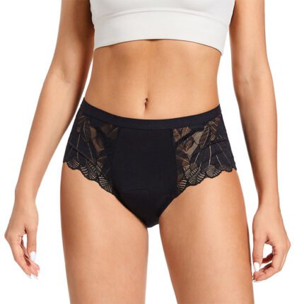 4 Layers High Waist Leak Proof Everyday Menstrual Underwear for Panties Eco-Friendly Anti-Bacterial