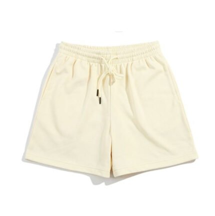 Ivory women terry fabric shorts summer casual running shorts elastic waist comfortable wear