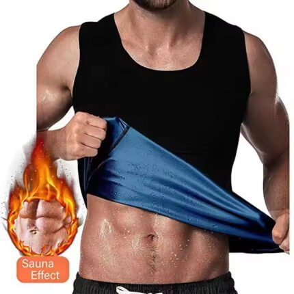 Men’s Sauna Vest Body Shaper | Sweat Enhancing Slimming Tank Top
