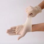 Disposables Elastic Powdered Non Sterile Latex Gloves
