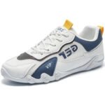 Men’s Sports Sneakers – Stylish Grey & White Running Shoes - Image 4