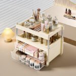 Desktop Storage Organizer | Plastic Multi Layer Shelf for Home - Image 5