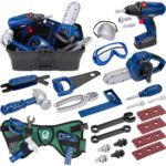 Kids tool kit play set with drill machine toy construction tools set for children