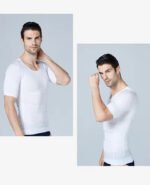 Men’s Body Shaper T-Shirt | Slim Fit Compression Shaping Tee - Image 6