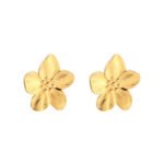 Earrings Pearl Flower Irregular Shape