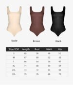 Seamless Lace Shapewear Bodysuit for Women | Tummy Control Body Shaper - Image 4