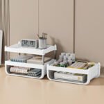 Desktop Storage Organizer | Plastic Multi Layer Shelf for Home - Image 2