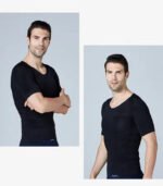 Men’s Body Shaper T-Shirt | Slim Fit Compression Shaping Tee - Image 3