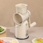 Rotary Drum Grater for Vegetables Cheese Grater Hand Crank Machine Commercial Cassava - Image 4
