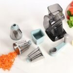 Rotary Drum Grater for Vegetables Cheese Grater Hand Crank Machine Commercial Cassava - Image 6