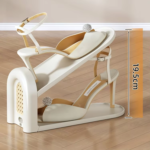 Foldable Shoe Rack with Adjustable Shoe Slots 50% Space Saving High Fit Heels & Flats Organizer Cane/rattan Work - Image 5