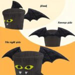 New Design Halloween 3D Ghost Couple Socks Black White Mid-Sized Cotton High Elastic Breathable Anti-Slip Bottom - Image 5