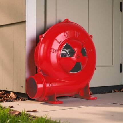 Industrial 230V 50Hz 150W Blower Fan 2800rpm 200pa 4.5m/min AC Powered Aluminum Motor Iron Blade Housing VDE Plug Power Tool