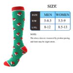 Socks High Quality Unisex Christmas Tube Varicose Veins Compression Socks for Running - Image 5