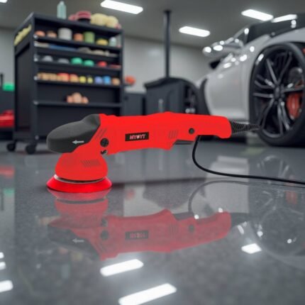 Professional Industrial Grade 710W Electric Polisher (Orbital) 6-Speed Control 230V 2500-6500rpm 125/150mm Discs 8/12mm