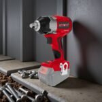 20V Brushless Cordless Impact Wrench 900N.m Max Torque 1/2" Drive 0-2300rpm No-Load Speed 3-Speed Torque Adjustment Stainless - Image 3