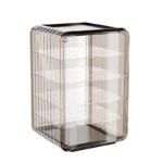 Multi layer insulated food cover box with transparent plastic shelves dustproof kitchen storage organizer