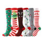 Socks High Quality Unisex Christmas Tube Varicose Veins Compression Socks for Running - Image 7