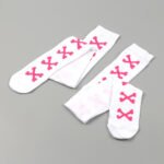 'Halloween Jingwen OEM Party Bone Stockings Masquerade Dress Nurse Socks Lolita Bow Tie Halloween Knee Socks - Image 4