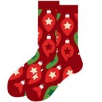 New Santa Claus Cartoon Women Socks Holiday Cotton Crew Socks - Image 3